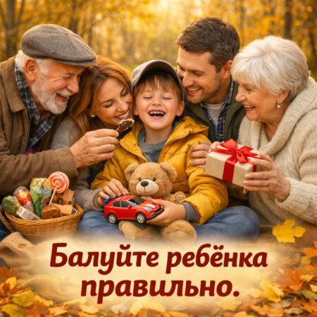 Балуйте ребёнка правильно.