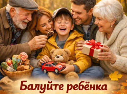 Балуйте ребёнка правильно.