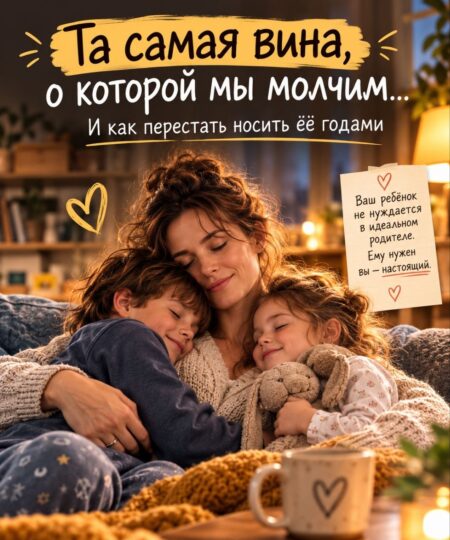 Родительская вина, о которой мы молчим. И как перестать носить её годами.